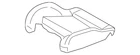 Genuine Audi Seat Cushion Pad 8W0-881-361-A New. Price: $303.60.