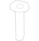 Genuine Nissan Headrest Guide 88602-4CP1A New. Price: $11.43.