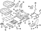 Genuine Nissan Seat Cushion Pad 87361-7BF1A New. Price: $120.78.