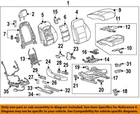 Gm Oem 16-24 Acadia Seats Tracks Passenger Components-switch Bezel 23339162 New. Price: $29.72.