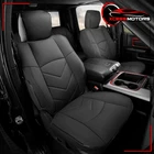 Black Front Seat Covers Fits 2019-2026 Ram 1500 Crew Cab Pickup Left Right Set New. Price: $89.99.