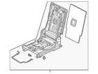 Genuine Audi Seat Assembly 83A-885-062-GW8 New. Price: $354.90.