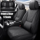 Full Set For Volkswagen 5-SEAT Luxury Leather Cushion Covers Black & Gray New. Price: $70.59.