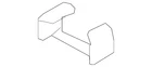 Genuine Nissan Seat Track Cover Cap 87517-5RB0A New. Price: $21.67.