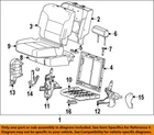 Gm Oem 14-19 Sierra 1500 Seats Tracks Rear Components-inner Cover 22967834 New. Price: $43.22.