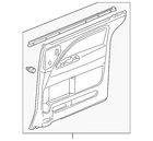 Genuine Honda Lining Slide Door *NH361L* (gray) 83702-SHJ-A01ZB New. Price: $214.90.