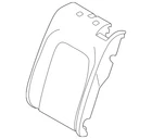 Genuine Volkswagen Seat Back Cover 57N-885-805-A-ZTI New. Price: $112.16.