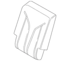 Genuine Ford Cover Assembly Rear Seat Back FA1Z-5866600-CU New. Price: $489.83.