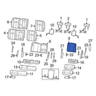 For Dodge 2500 2010 68050771AA Rear Left Seat Back Frame New. Price: $351.22.