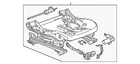 Genuine Gm Front Passenger Side Seat Cushion Frame 13518951 New. Price: $452.98.