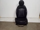 Front Left Driver Black Vinyl Leather Seat 2008-2013 Mini Cooper / Clubman Used. Price: $240.00.