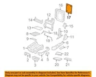 Chrysler Oem 12-20 Cv Tracks Second Row Seats-seat Back Panel 1LC04BD1AA New. Price: $76.04.