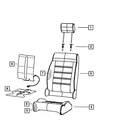 Genuine Mopar Front Seat Back Cover Right 6CN62YSAAB New. Price: $366.87.