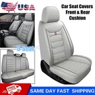 Ford Leather 5 Seats Car Covers Front Rear Full Set Cushion Pad Gray New. Price: $70.49.