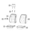 Genuine Mopar Front Seat Back Cover 5SE73LXBAA New. Price: $428.95.