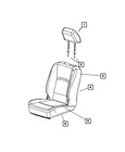 Genuine Mopar Front Seat Back Cover Right 6QS82XDBAA New. Price: $1067.20.