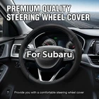 15" Steering Wheel Cover Genuine Leather For Subaru Black New. Price: $23.99.