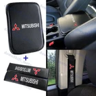 For Mitsubishi Embroidery Center Armrest Cushion Mat Pad W/ Seat Belt Cover Set New. Price: $17.88.