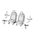 Genuine Mopar Seat Cushion Wiring 68595166AB New. Price: $118.72.