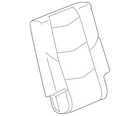 Genuine Gm Dune Rear Passenger Side Seat Back Cushion Cover 23450204 New. Price: $27.24.