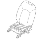 Genuine Nissan Seat Back Frame 87154-9MD1A New. Price: $1774.46.