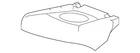 Genuine Gm Rear Driver Side Seat Cushion Pad 95443089 New. Price: $71.03.