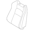 Genuine Nissan Seat Back Pad 87661-6GP1A New. Price: $694.95.