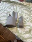 98-02 Lincoln Town Car Rear Right Seat Cover Cap Graphite (gray) Trim Code D2 Used. Price: $30.00.