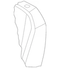 Genuine Audi Seat Back Pad 8Y0-881-776-G New. Price: $111.58.