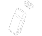 Genuine Mercedes-benz Armrest 205-970-02-01-8S40 New. Price: $418.80.