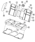 Genuine Mopar Rear Seat Back Cover 1DD171Y3AA New. Price: $54.24.