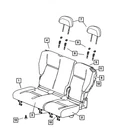 Genuine Mopar Seat Latch Left ZL731DVAA New. Price: $16.13.