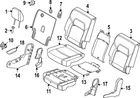 Genuine Nissan Seat Back Cushion Cover 88620-6TA3A New. Price: $383.07.