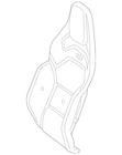 Genuine Mercedes-benz Padding Front Seat Backr 190-910-06-06 New. Price: $240.45.