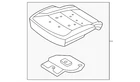 Genuine Ford Pad Seat Cushion ML3Z-99632A22-K New. Price: $1498.81.