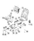 Genuine Mopar Power Seat Motor 68270865AA New. Price: $233.24.