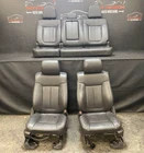 11-14 F150 Crew Cab Front Power Heated/cooled Bucket & Rear Seats, Black Leather Used. Price: $900.00.