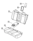 Genuine Mopar Seat Armrest 1UT89DX9AB New. Price: $89.69.