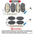 Front Rear Brake Pad Set Oes +sensor For Mercedes GLE53 Amg (nonsport / Vinreq) New. Price: $261.38.