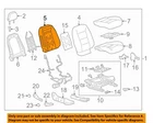Gm Oem 18-23 Equinox Passenger Components-seat Back Pad 84212774 New. Price: $92.39.
