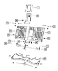 Genuine Mopar Seat Bracket 68096276AA New. Price: $54.95.