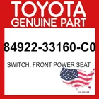 Toyota Genuine 84922-33160-C0 Switch Front Power Seat 8492233160C0 Oem New. Price: $68.74.