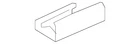 Genuine Bmw Ft End Track Cover 52-10-7-408-213 New. Price: $57.85.