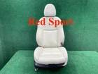 2017-2021 Infiniti Q50 Red Sport Front Right Side Seat White Leather Oem Used. Price: $390.00.