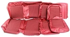 Mustang Upholstery Standard Full Set With Bucket Seats Coupe 1966 Red - Tmi New. Price: $444.00.