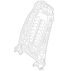 Genuine Mercedes-benz Seat Back Frame 000-910-17-03 New. Price: $345.63.