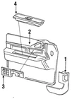 Genuine Gm Armrest Base 16668440 New. Price: $15.34.