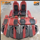 16-24 Jaguar Xf Front Rear Seats Rollers Door Panels Red Black Interior Kit Set Used. Price: $1074.45.