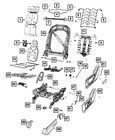 Genuine Mopar Seat Back Heated Pad Right 68564576AB New. Price: $39.22.