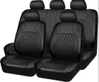 For Mazda Cover Full Set 5 Seats Faux Leather Luxury Black New. Price: $79.99.